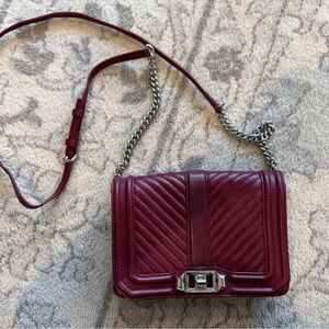 Rebecca Minkoff Mini Quilt bag, silver, pre-owned